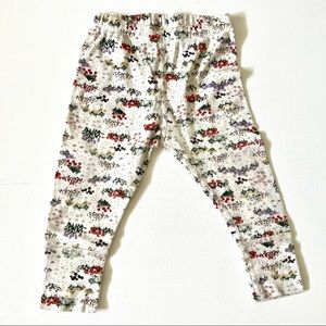 Hanna Andersson floral print leggings organic cotton